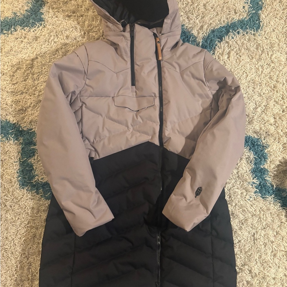 Women's Two-Tone Hooded Jacket. The “Ayaba” by Indyeva/ Indygena